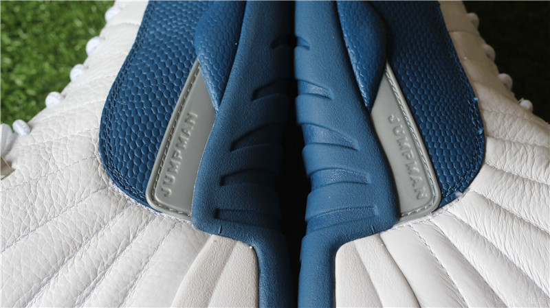 Authenitc Air Jordan 12 Retro White French Blue